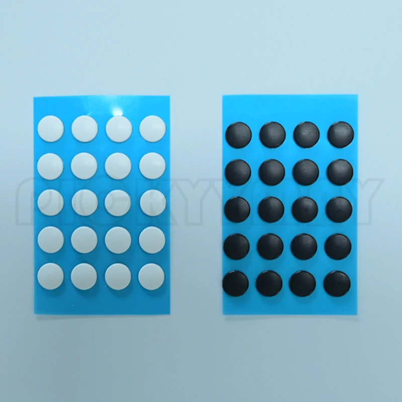 PK GAME ICE versión patines de ratón universales pies de ratón DIY punto Universal blanco y negro 40 Uds - imagen 5