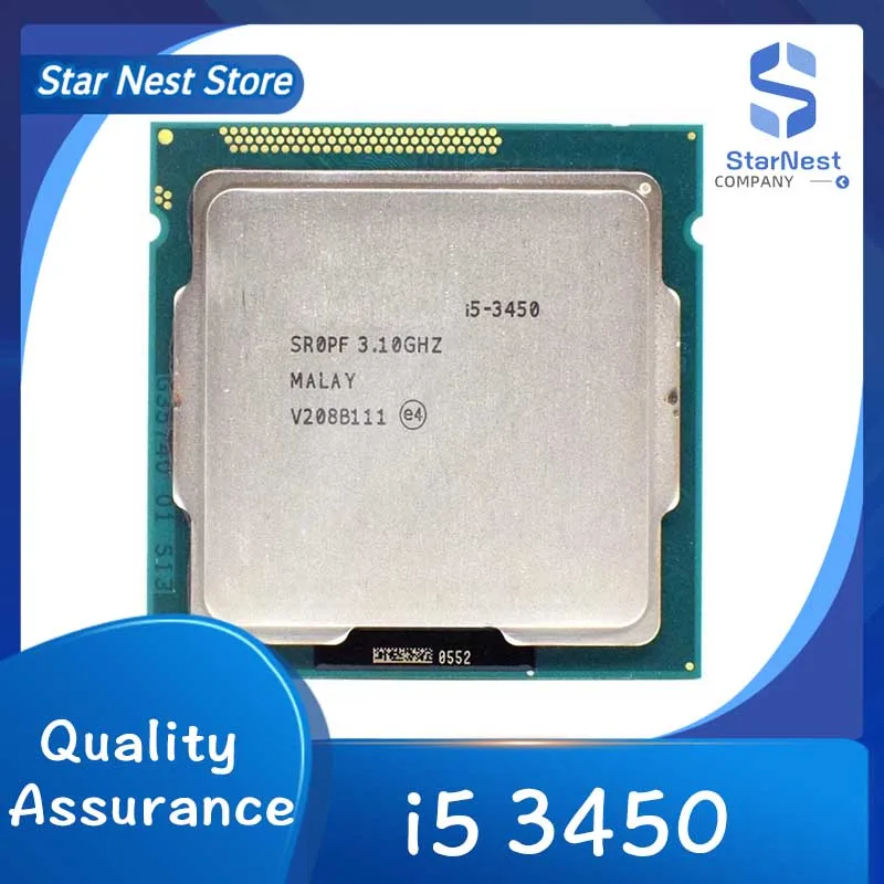 Procesador de cpu Core i5 3450 3,10 GHz Quad Core LGA 1155