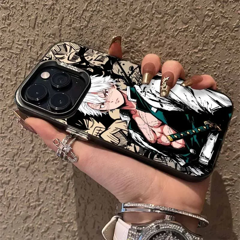 Funda de teléfono bonita de Anime Demon Slayer para Samsung Galaxy S25 Ultra S24 S23 S22 S21 Plus S20 FE A55 A54 A35 A15 Funda trasera - imagen 5