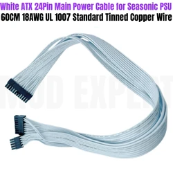 Seasonic Cable de alimentación PSU ATX a conector placa base blanco