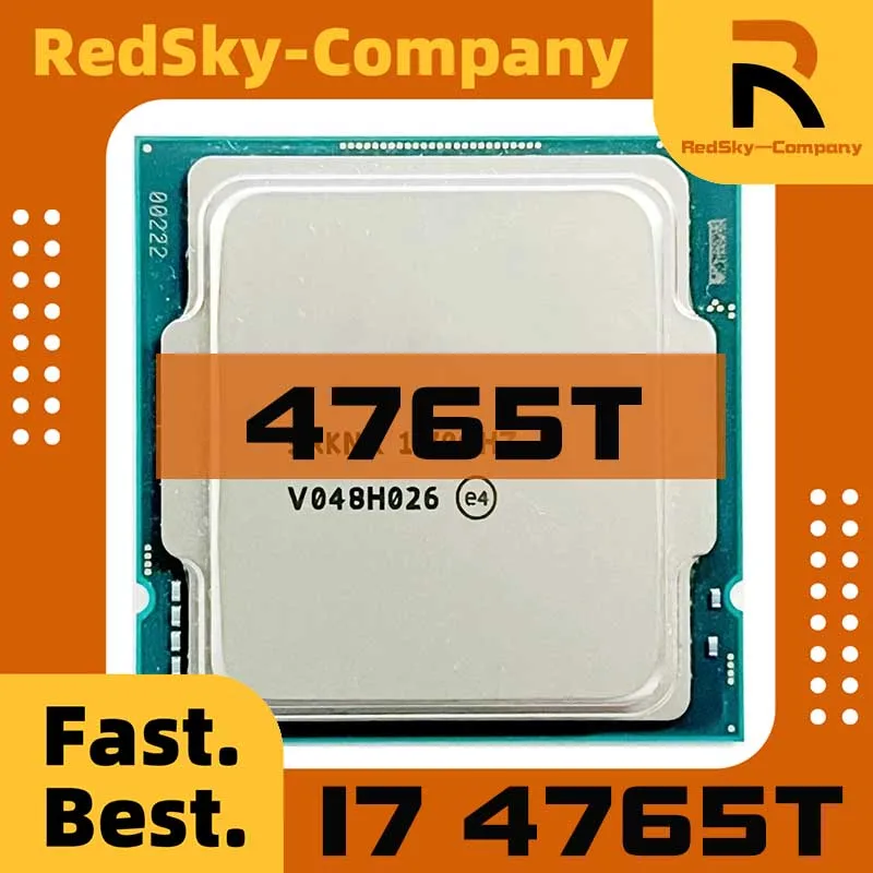 1 unids/lote prueba perfecta Core I7-4765T I7 4765T CPU 2,00 GHz 8M 35W 22nm procesador LGA1150