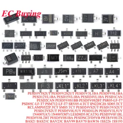 Diodo TVS de protección PESD2CAN PESD5V0S1BB PESD5V0S2BT