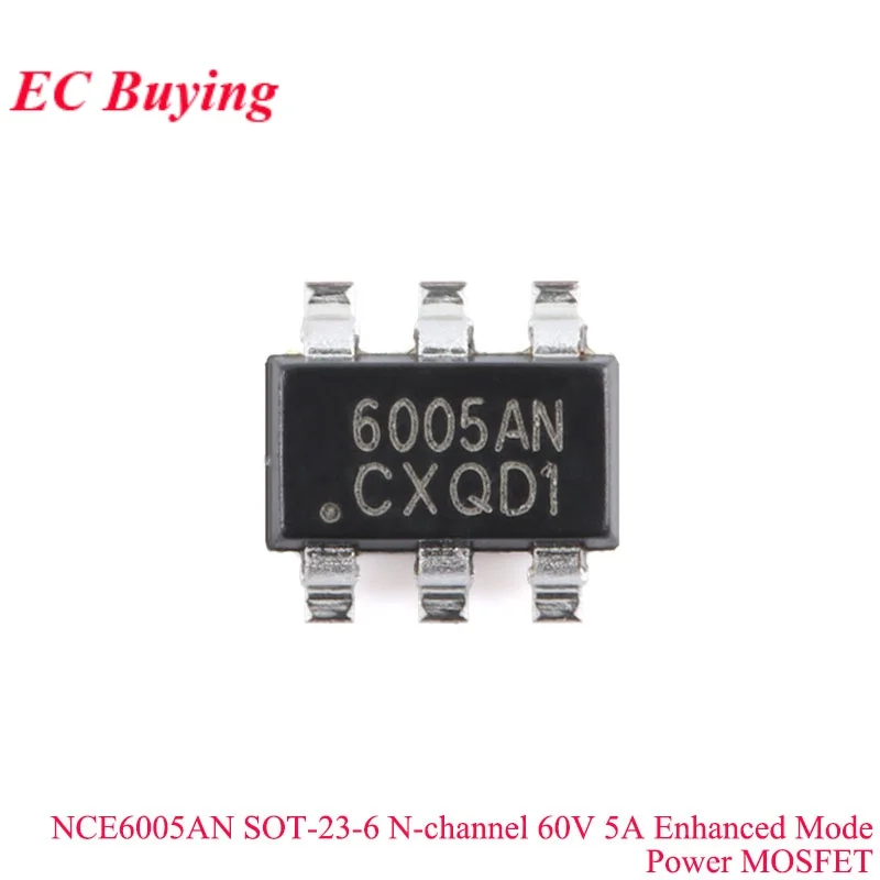 5 uds-50 Uds NCE5080K NCE55P05S NCE55P15K NCE6005AN NCE6005AR NCE6012AS NCE6045G NCE6050A NCE6080A NCE60H10K NCE60ND08S NCE60ND09A - imagen 4