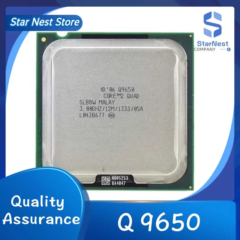 Procesador de CPU Core 2 Quad Q9650 3,0 GHz LGA 775