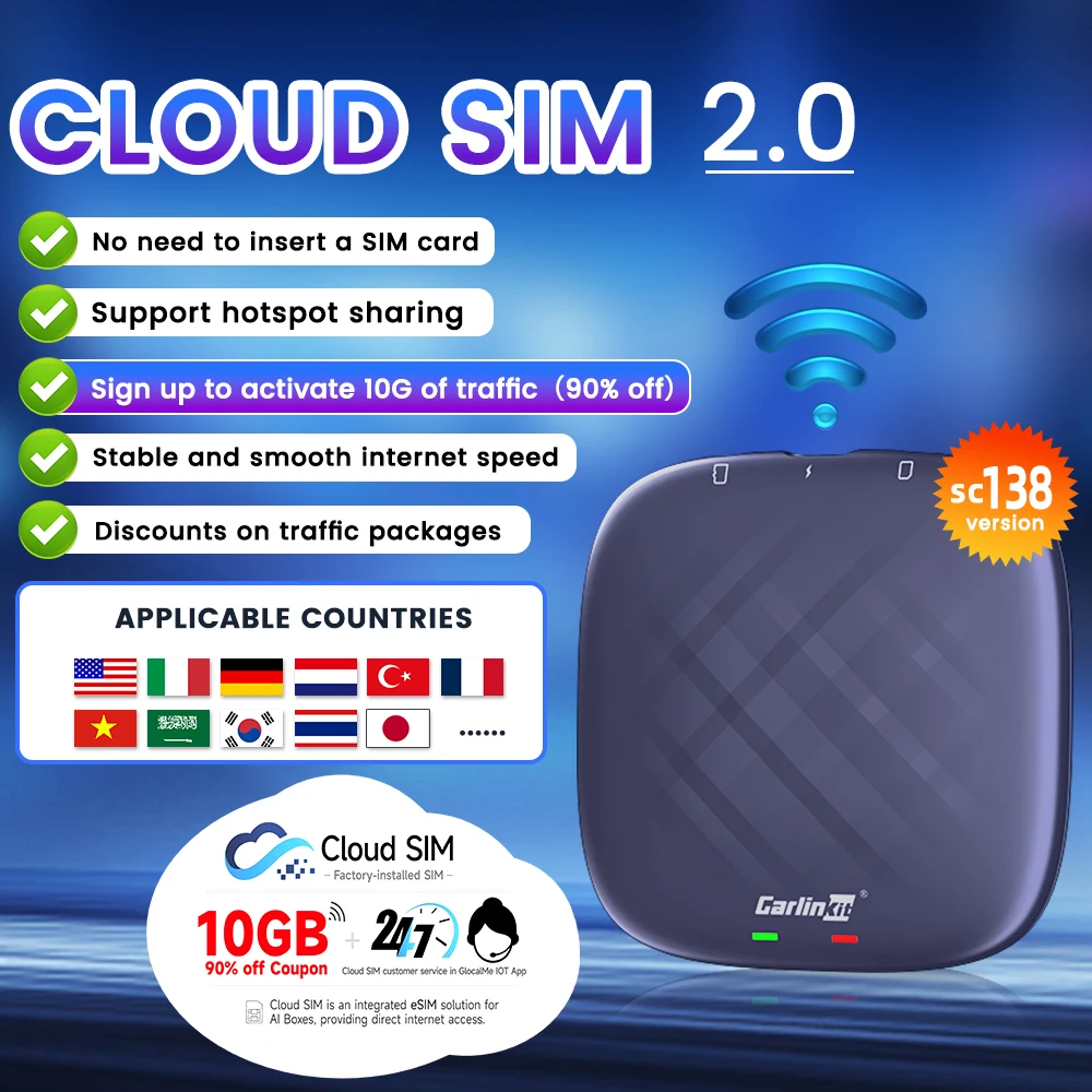 CarlinKit inalámbrico Carplay Android Auto TV Box Android 13 adaptador inalámbrico para Youtube Android CarPlay Video Box QCM6125 WiFi BT - imagen 4