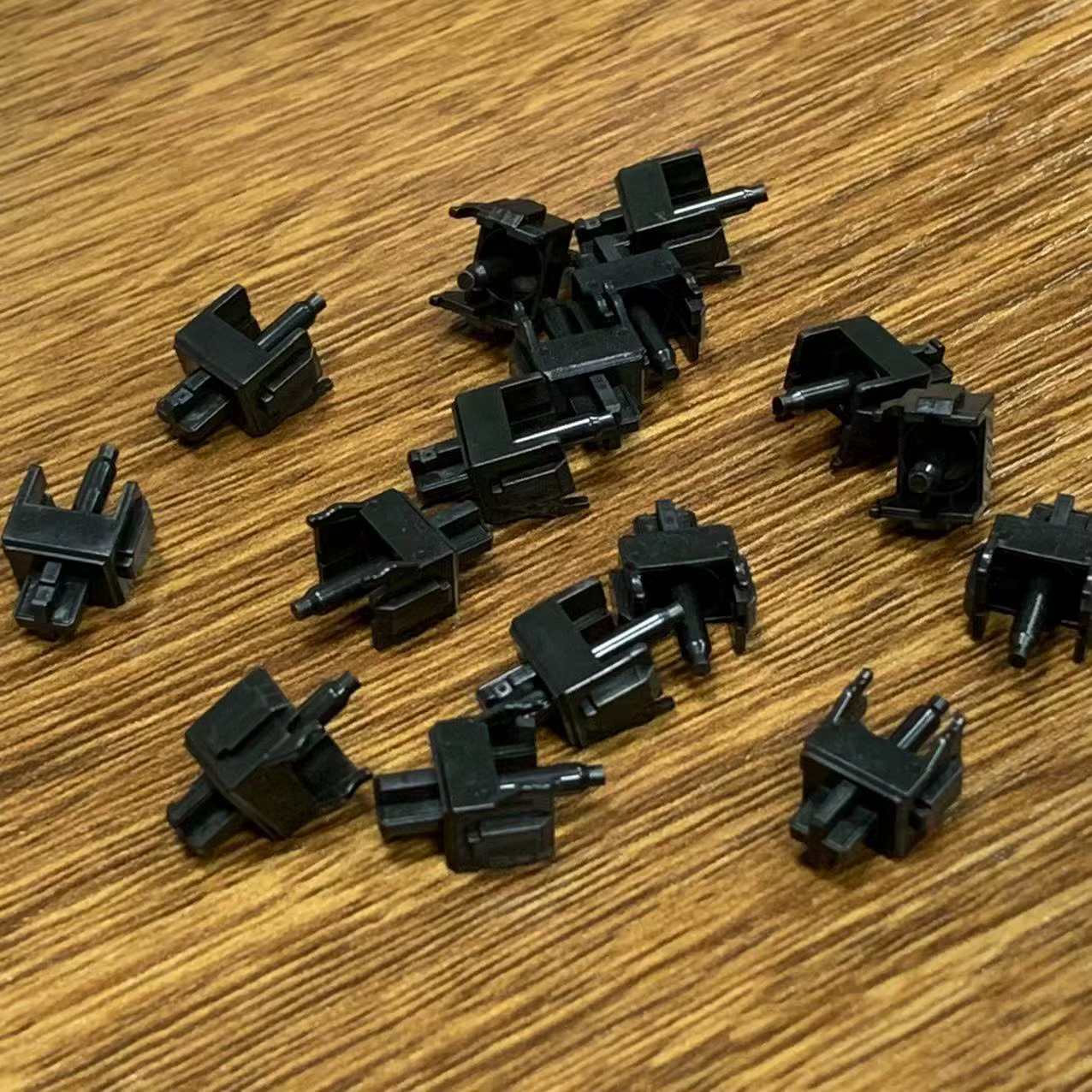 Blcak-Interruptores lineales a prueba de polvo, Teclado mecánico personalizado, Gateron Kailh Cherry Gazzew Outemu AKKO - imagen 3