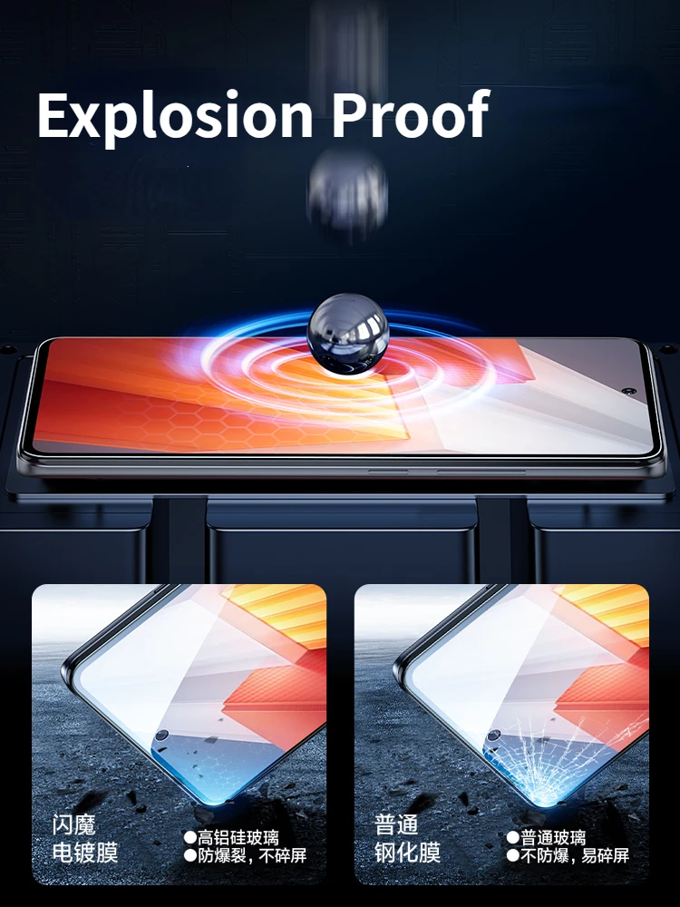 SmartDevil Protector de pantalla de cubierta completa para VIVO iQOO Neo 10 9 película de vidrio templado HD transparente antihuellas para iQOO Neo 9 Pro - imagen 2