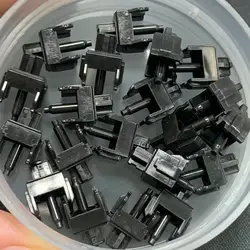 Blcak-Interruptores lineales a prueba de polvo, Teclado mecánico personalizado, Gateron Kailh Cherry Gazzew Outemu AKKO