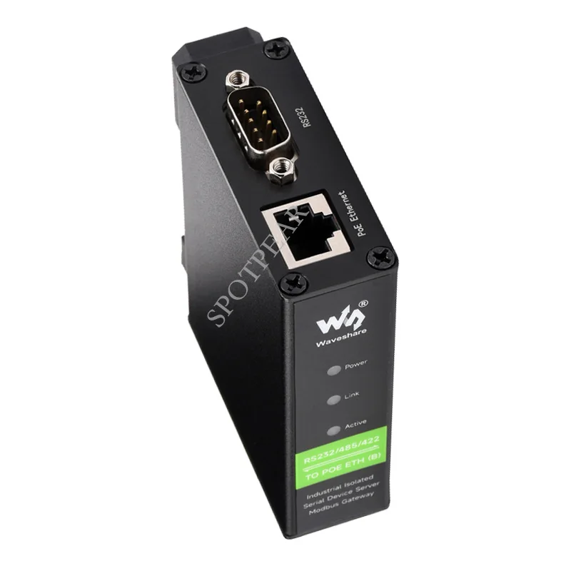 Servidor Serial RS232/485/422 a módulo Ethernet RJ45 con módulo POE TCP/IP a puerto serial - imagen 4