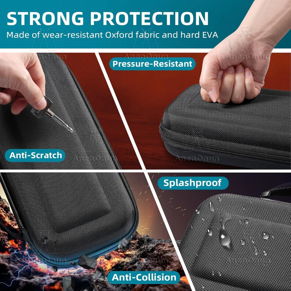 Switch 2 Estuche de transporte tela Oxford Premium anticaída antiarañazos impermeable duradero carcasa dura bolsa de almacenamiento de viaje portátil - imagen 4