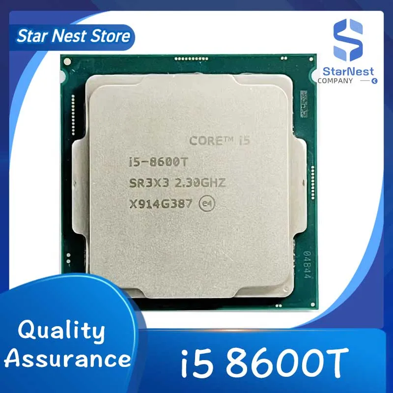Procesador de cpu Core i5 8600T 2,3 GHz, seis núcleos, seis hilos, LGA 1151