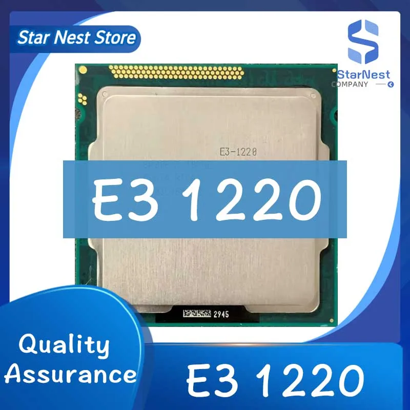 Procesador CPU Xeon E3 1220 3,1 GHz 4 núcleos SR00F LGA 1155