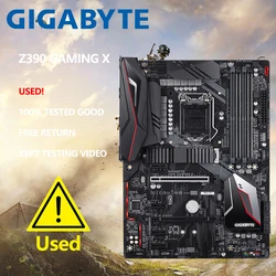 GIGABYTE-Placa base Z390 GAMING X, LGA1151, DDR4, Intel i9, i7, i5, i3, CPU Intel Z390, 1151, Intel LAN M.2 ATX
