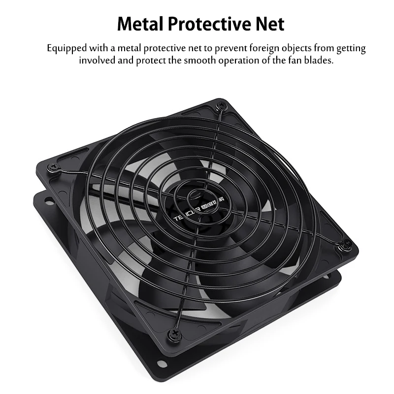 Ventilador Teucer 120mm Alta Velocidad 3000 RPM Minería - imagen 3