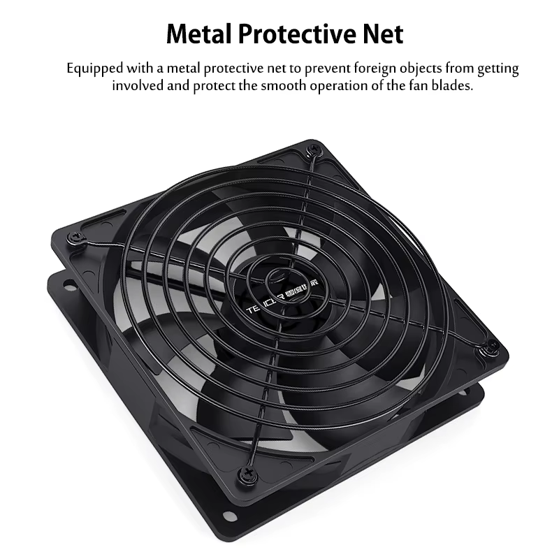 Ventilador Teucer 120mm Alta Velocidad 3000 RPM Minería - imagen 3