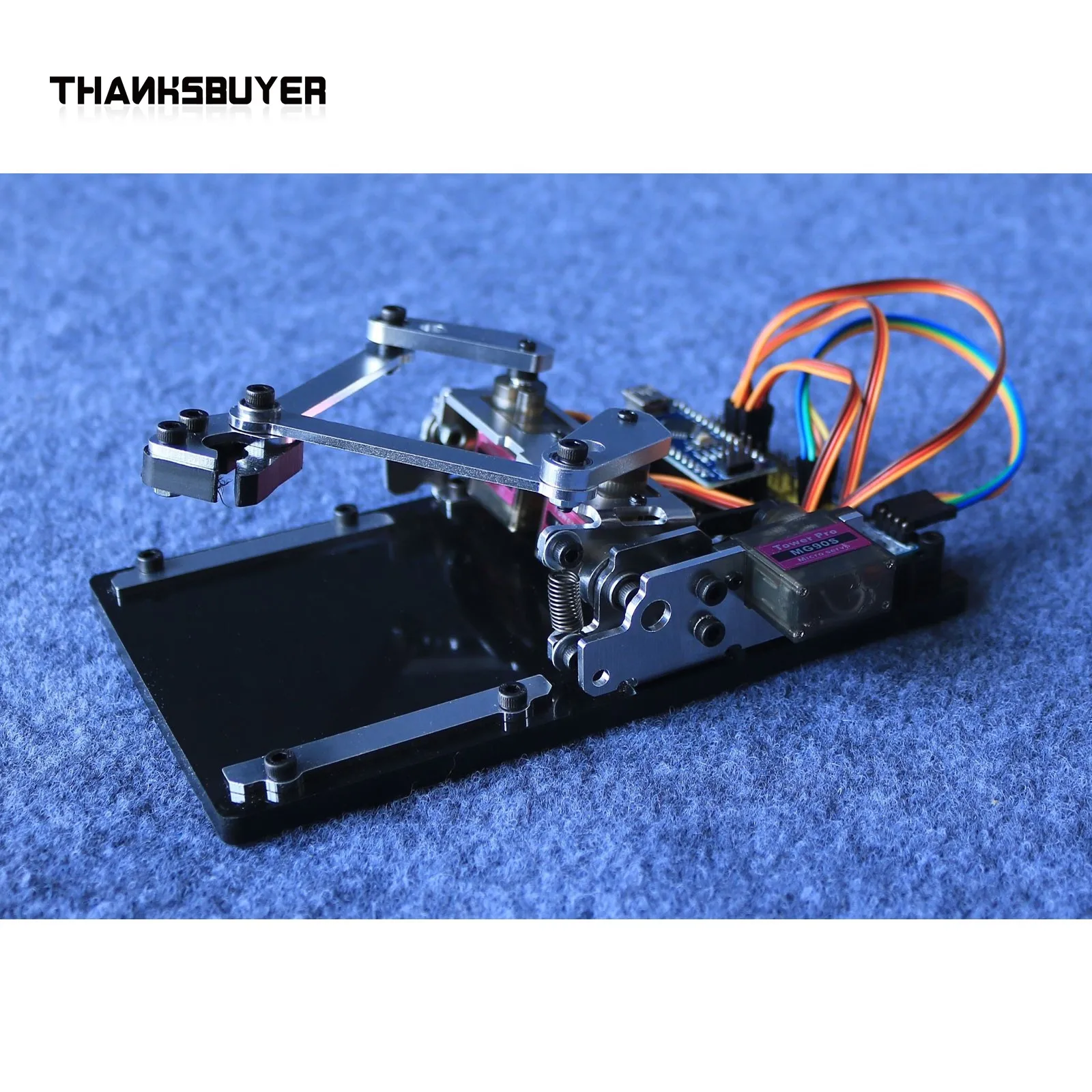 Tablero de dibujo, trazador de brazo mecánico, brazo de Robot, Kit de aprendizaje de programación para estudiantes, bricolaje - imagen 3