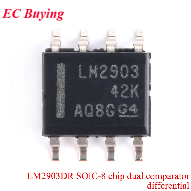 1-10 Uds LM2903DR LM311P LM393P LM339N LM239DR LM293DR LM339DR LM311DR LM393DR LM2901DR TLV3491AIDBVR LMV7219M5X/NOPB LMV331IDCKR - imagen 2