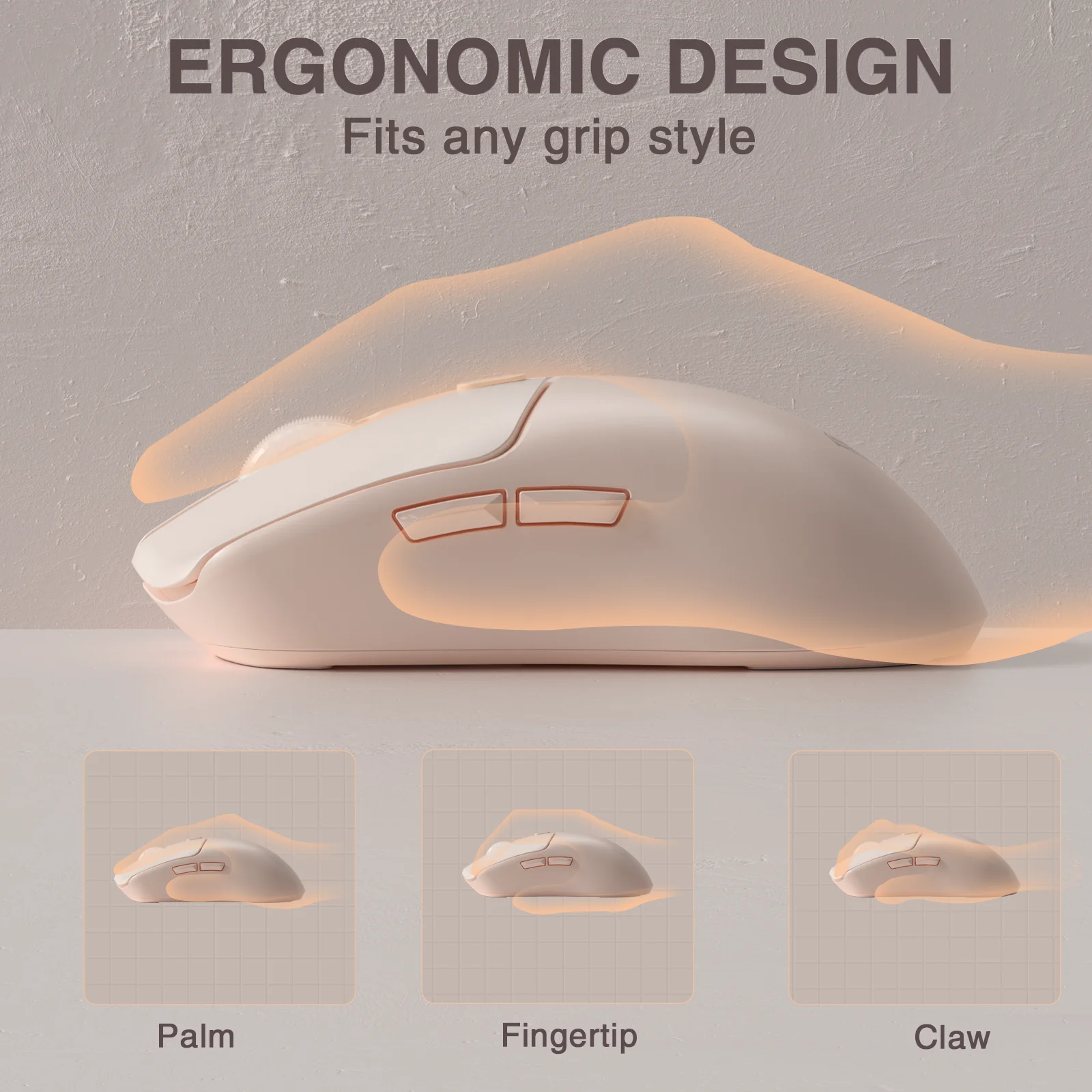 Ratón inalámbrico AULA SC580 para juegos, botones macro de 12800DPI, velocidad de orolling de 1k - imagen 5