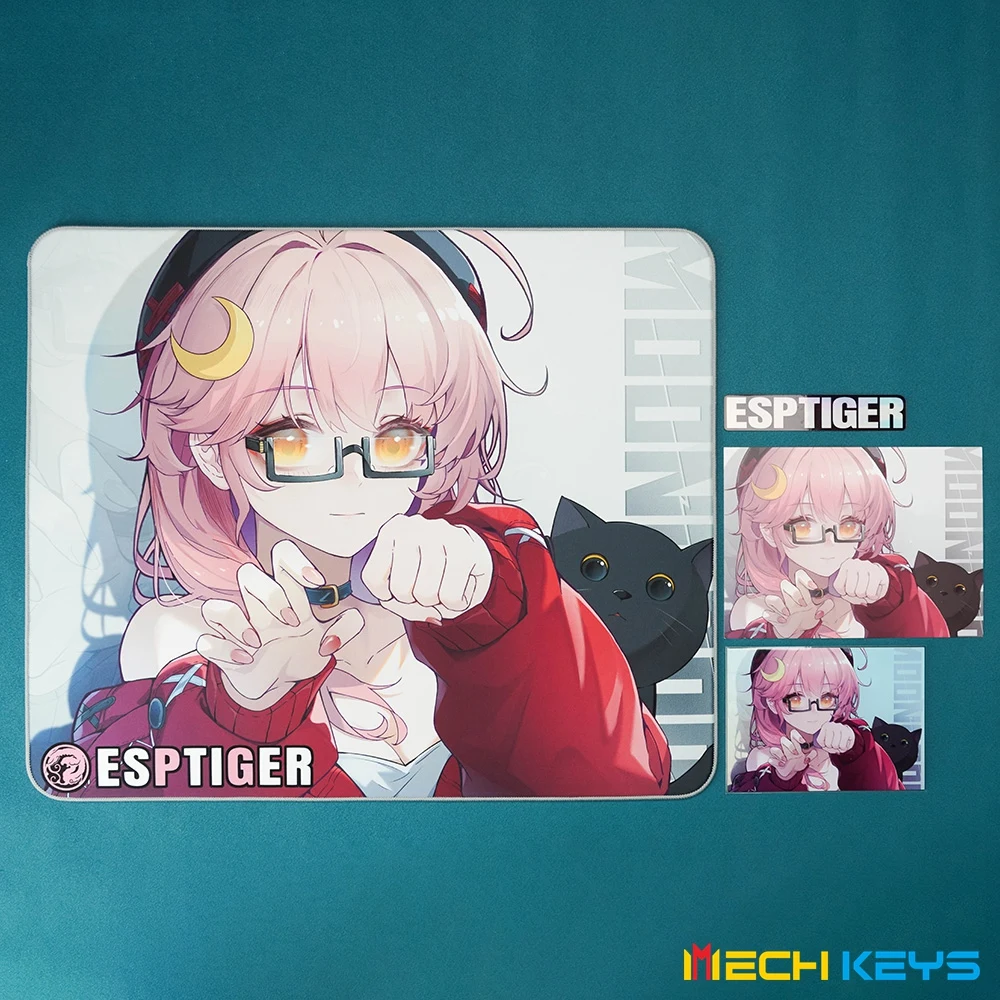 Esptiger Neon V2 - Alfombrilla de ratón para juegos edición Moondrop - imagen 3