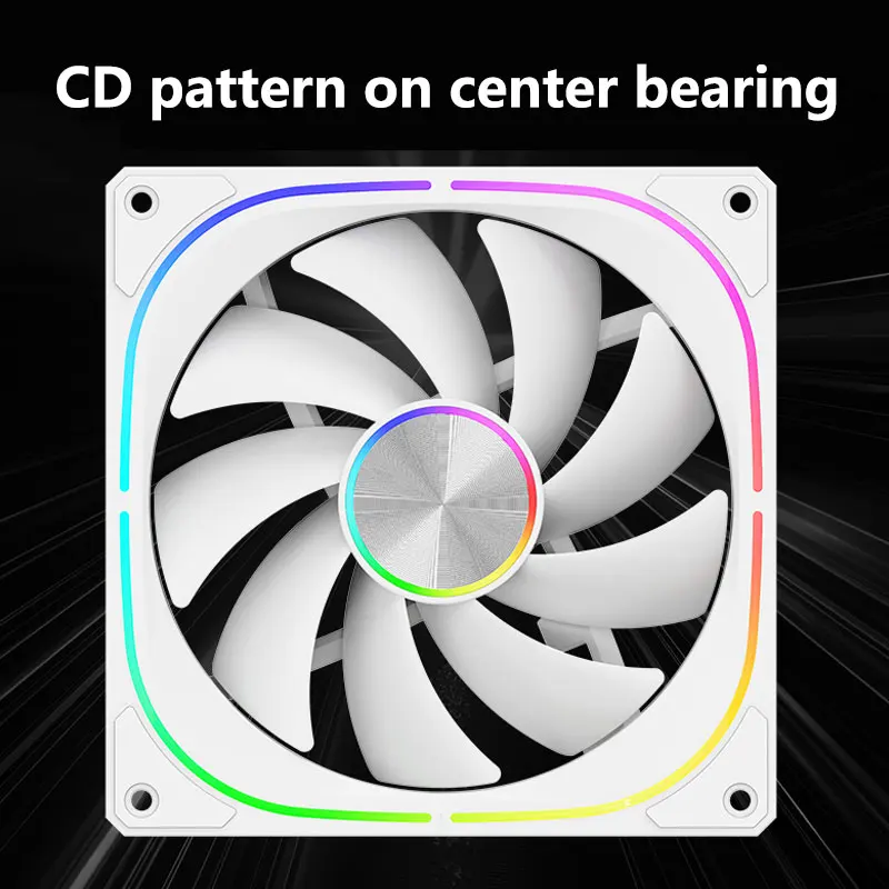 Ventilador UPSIREN PF-14 ARGB – Rodamiento Hidráulico Antivibración - imagen 2