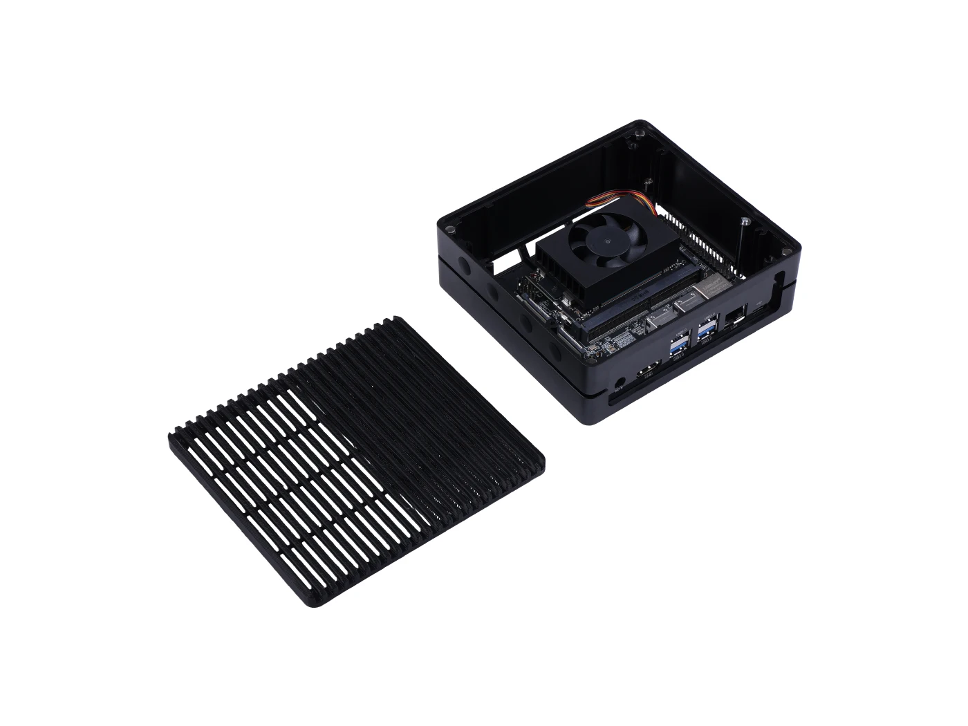 ReComputadora J4012 Edge AI Dispositivo de computadora con NVIDIA Jetson Orin NX 16GB Jetpack precorporado 5.1.1.128GB SSD, 4x USB 3.2,HDMI,GbE - imagen 4