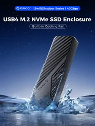 Caja NVME USB4 ORICO 40Gbps Refrigeración – 8TB Aluminium