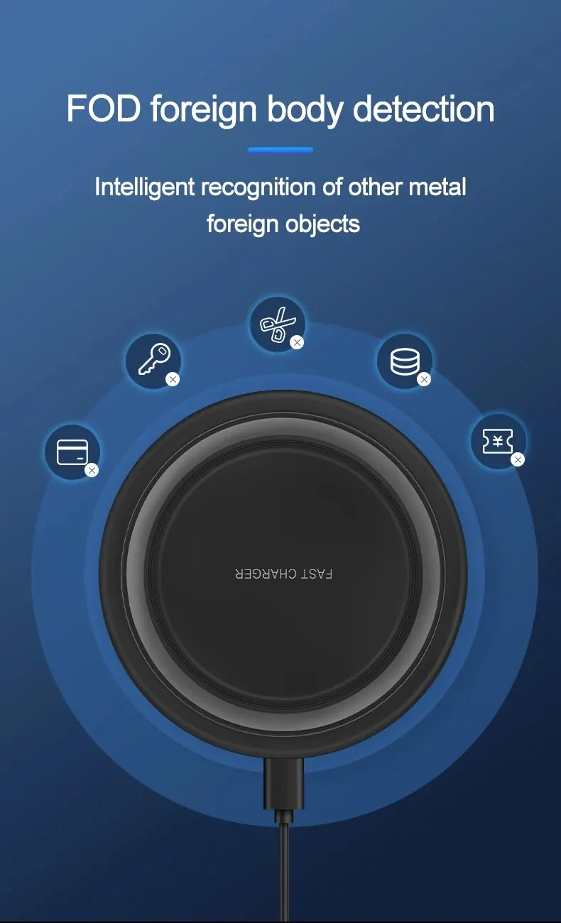 Base de Carga Inalámbrica Rápida para iPhone 15 14 13 11, Samsung S22 S23 S24, Estación de Carga para Teléfono Móvil Xiaomi - imagen 5