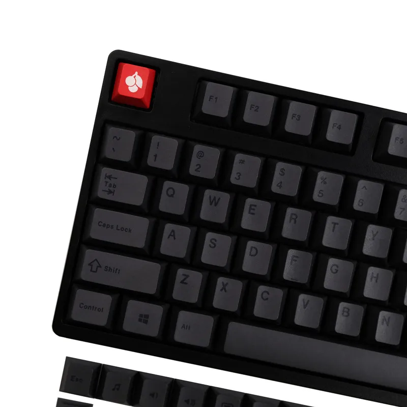 GMK-teclas de cortina nocturna, accesorio con 130 teclas, perfil de cereza, PBT, tinte, sublimación, Teclado mecánico para interruptor MX con cambio de 1,75u - imagen 2