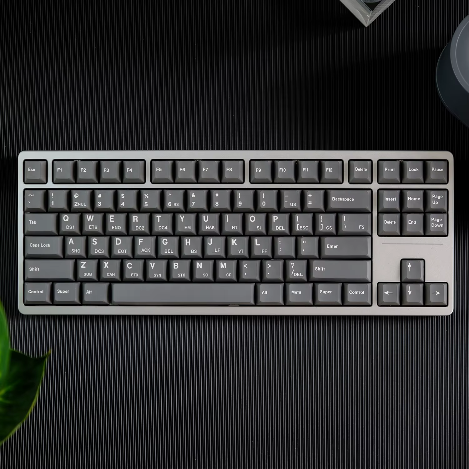 GMK Cherry Keycaps MX - Perfil Cereza, PBT, Sublimación, Gris Oscuro
