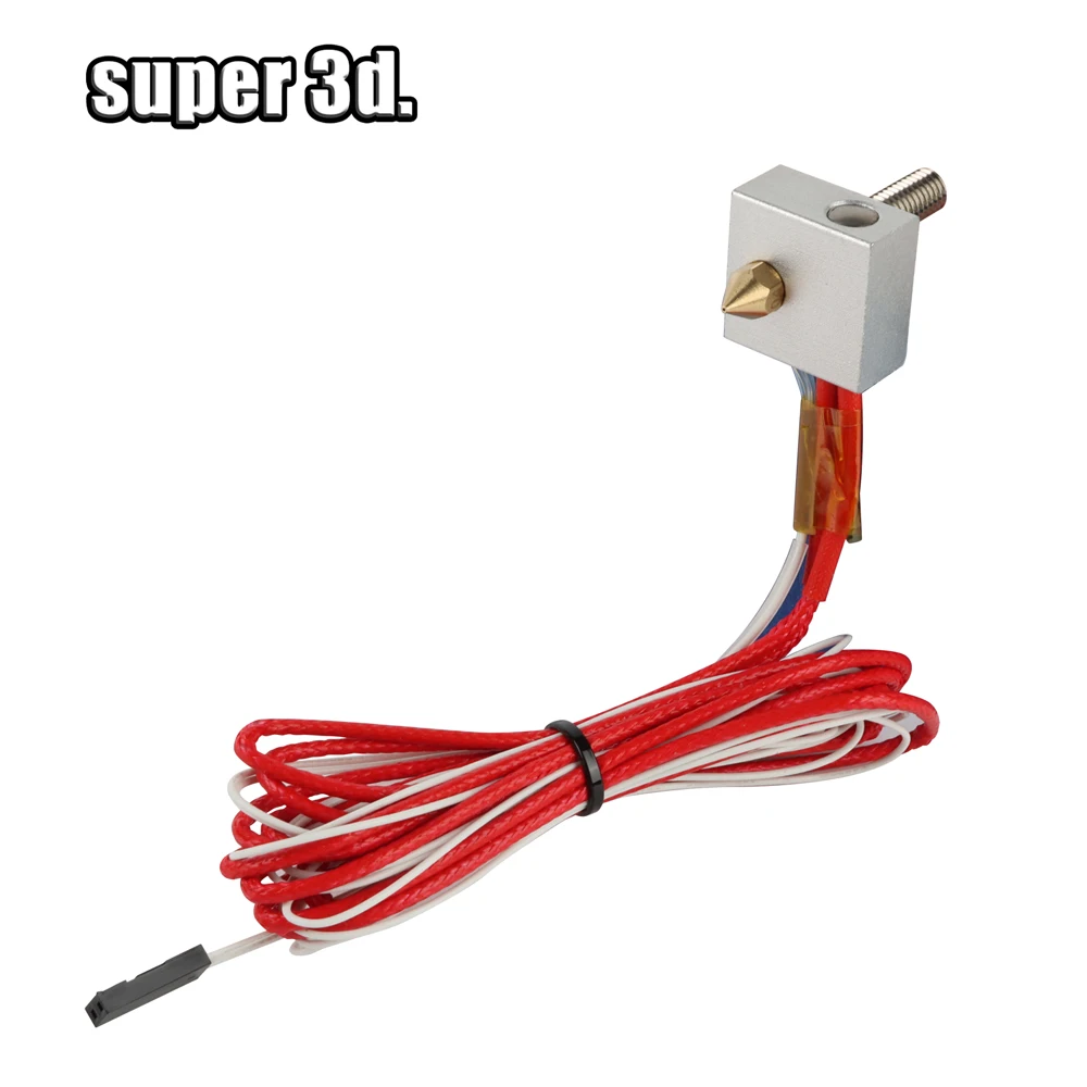 Kit Hotend MK8 para impresora 3D, Kit ensamblado de 12V, 24V, 40W, extrusora J-Head, boquilla de 0,4mm, filamento de 1,75mm para piezas de impresora 3D Anet A2 A8 - imagen 2