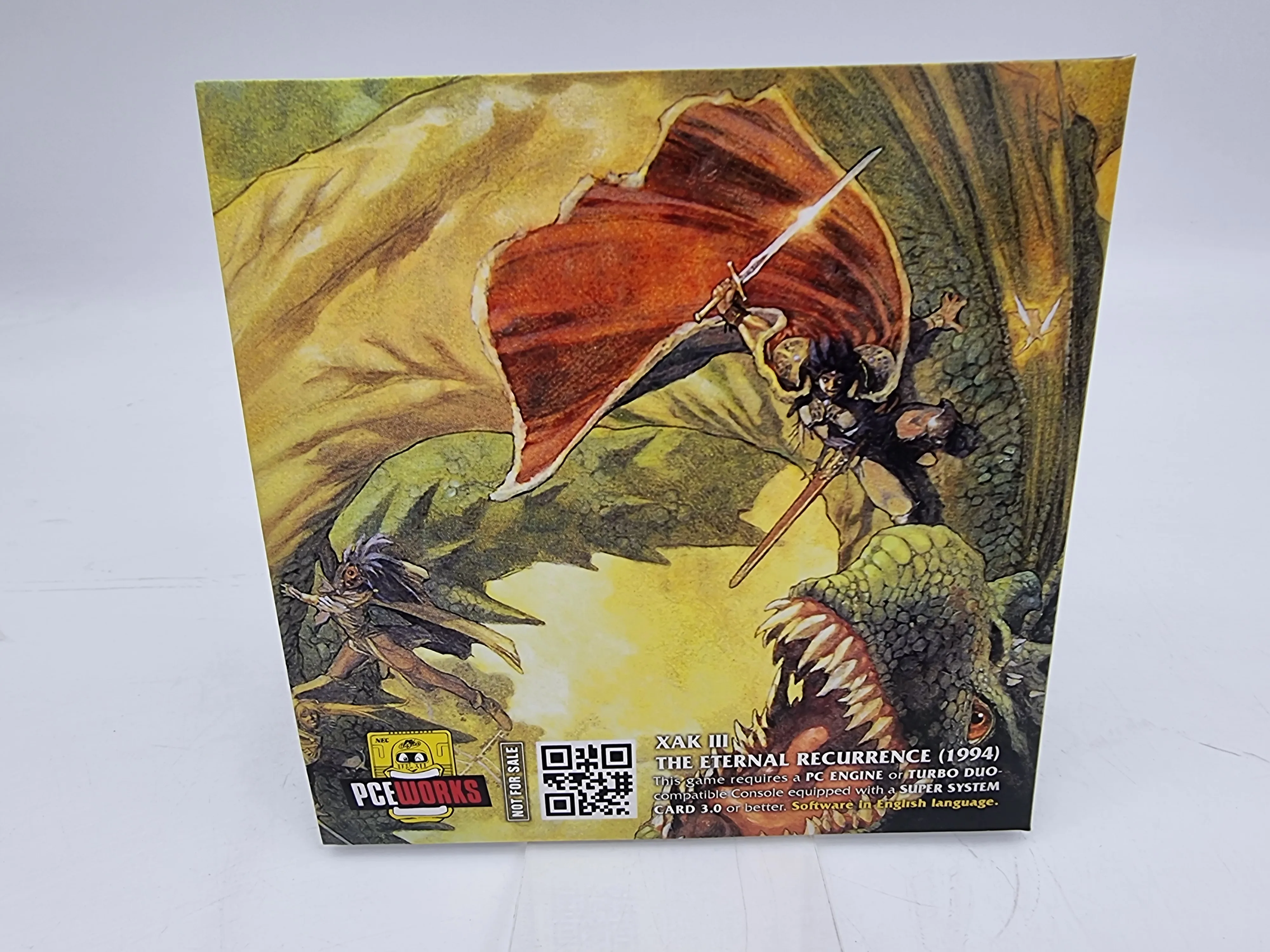 yak III carboard pc engine pce works brand new - imagen 3