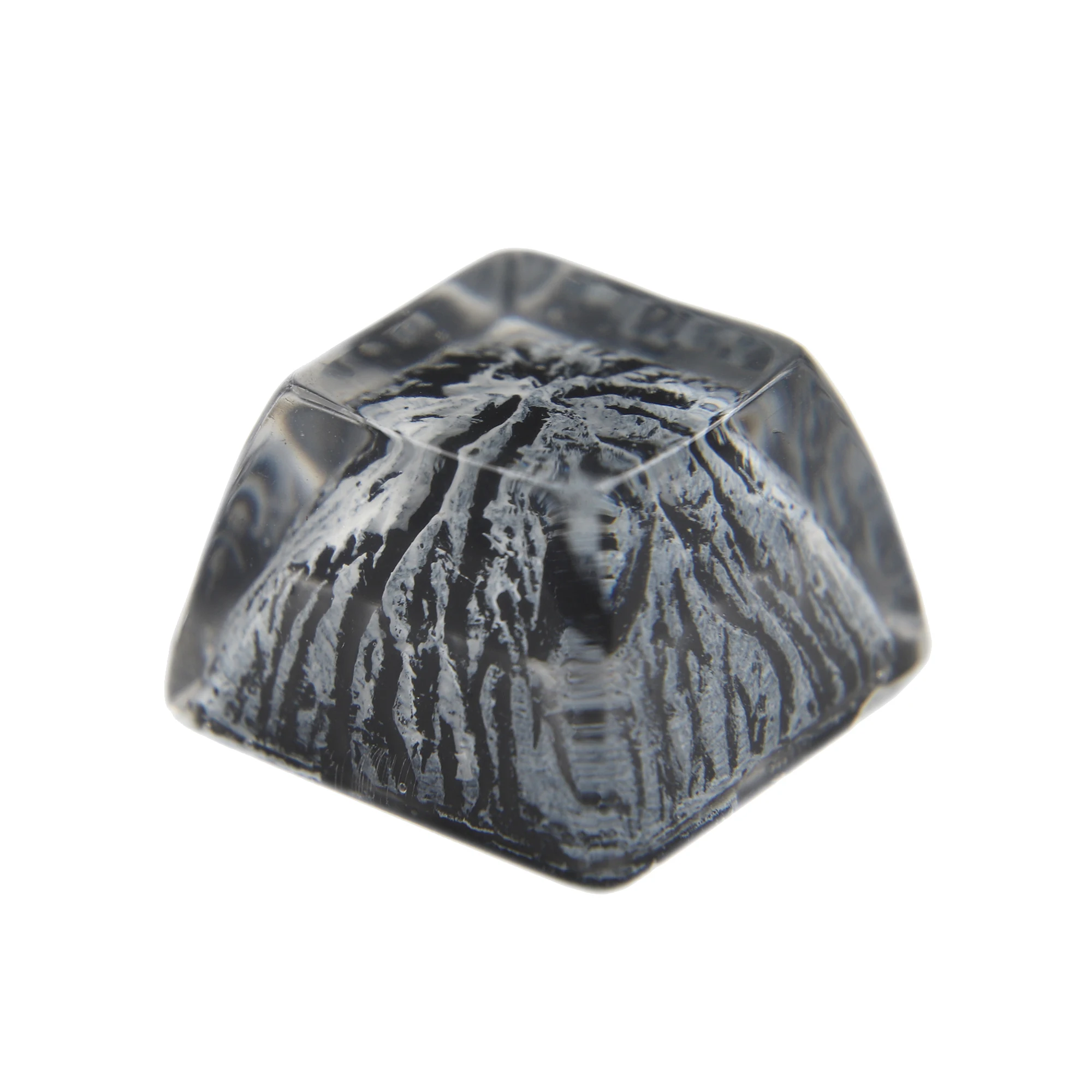 Brillo de montaña de resina a través de teclas artesanales para teclado mecánico para jugar Cherry MX - imagen 5