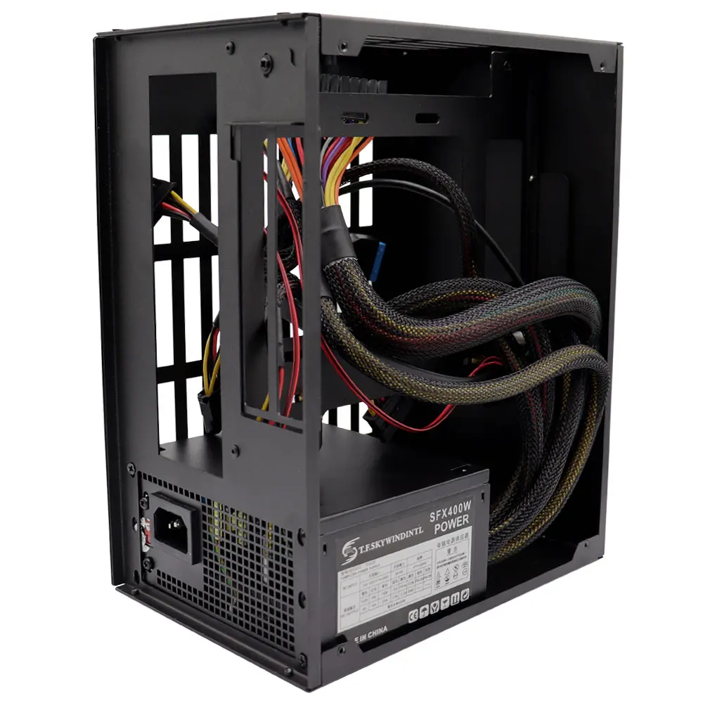MINI ITX PC Case 6.1L A4 Chasis SFX HTPC Mini ITX Tarjeta gráfica de computadora de juego - imagen 3