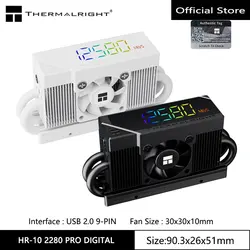 Thermalright HR-10 2280 Pro Digital, disipador para SSD M.2 con pantalla