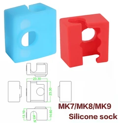 Xcr3d Capa Silicona Hotend 3D para V6/V5, Volcano, CR-10