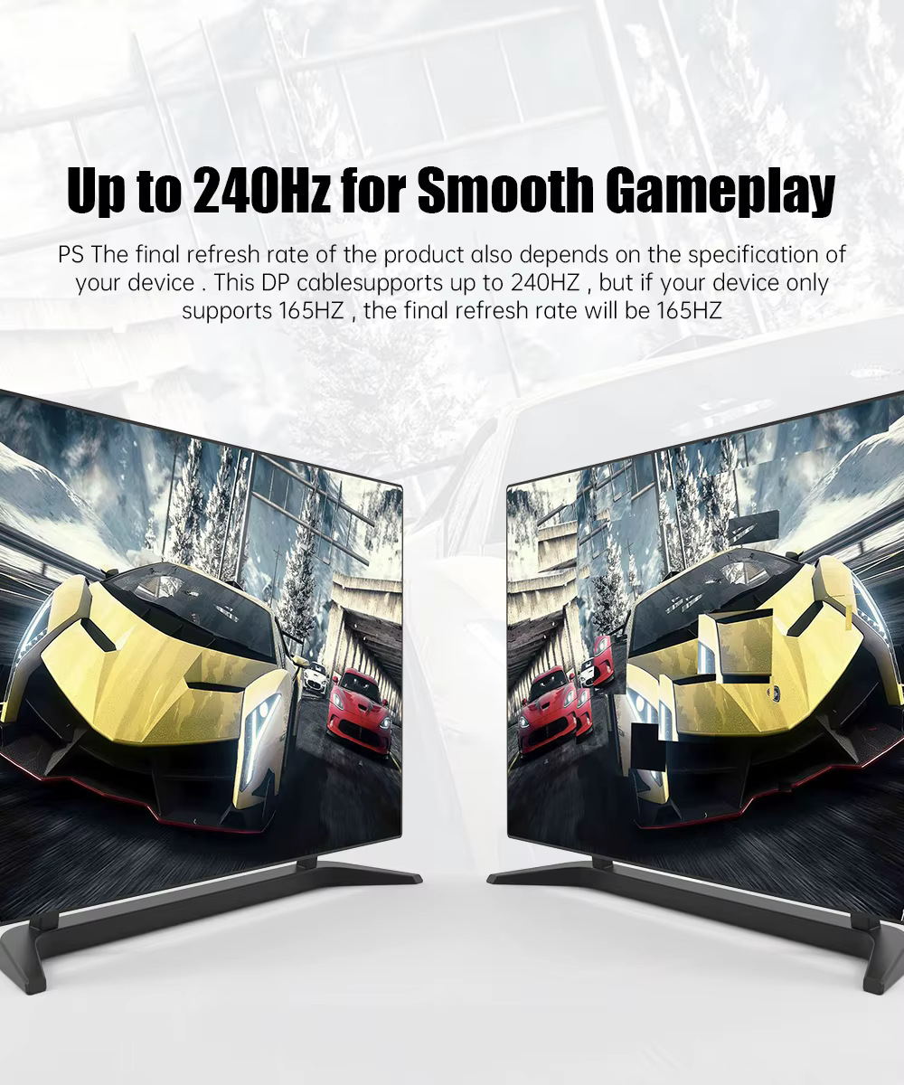 Cable DisplayPort 1.4 a Mini DP 8K 60Hz 4K 144Hz HDR - imagen 5