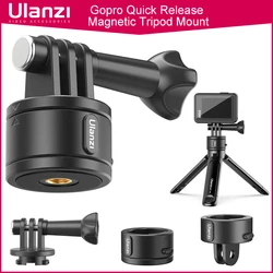 Ulanzi Base Montaje Magnético GoPro – Adaptador Trípode 1/4”