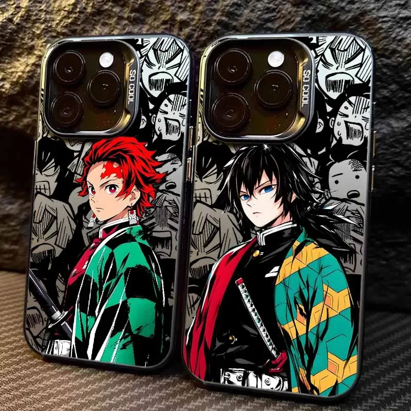 Funda de teléfono bonita de Anime Demon Slayer para Samsung Galaxy S25 Ultra S24 S23 S22 S21 Plus S20 FE A55 A54 A35 A15 Funda trasera