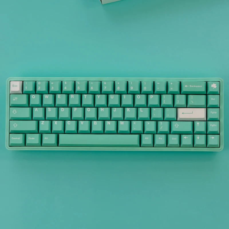 Teclas GMK Finer Things de 129 teclas, teclas Tiffany, perfil de cereza, PBT, tinte, sublimación, teclas de teclado mecánico para interruptor MX