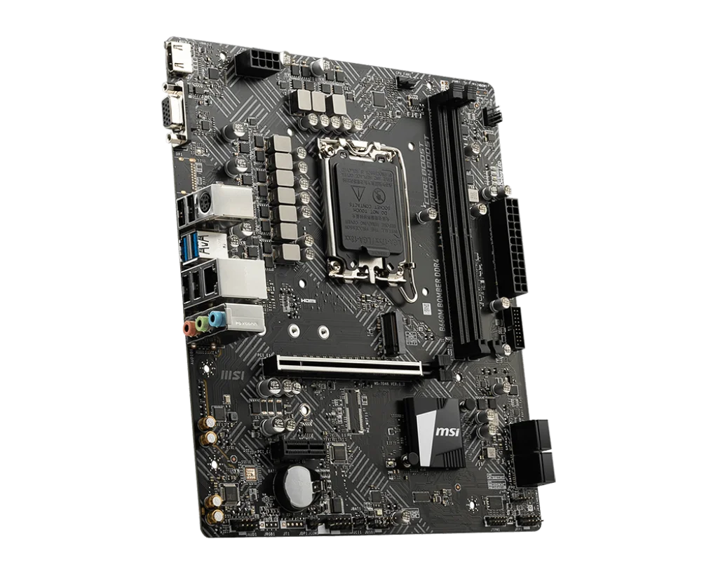 Placa base Intel B660M, MSI, B660M, BOMBER, DDR4, LGA 1700, DDR4, 64GB, compatible con i9-14900F 14600, 13900F, 13100F, 12400F, cpu M.2, Micro ATX - imagen 3