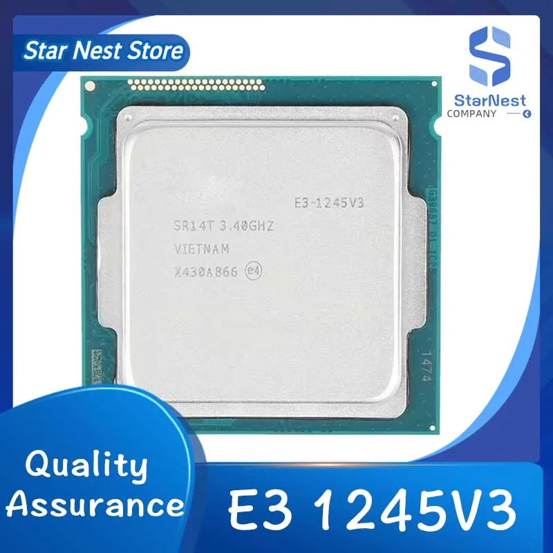 Procesador de cpu Xeon E3 1245 V3 1245V3 3,4 GHz 4-Core LGA 1150