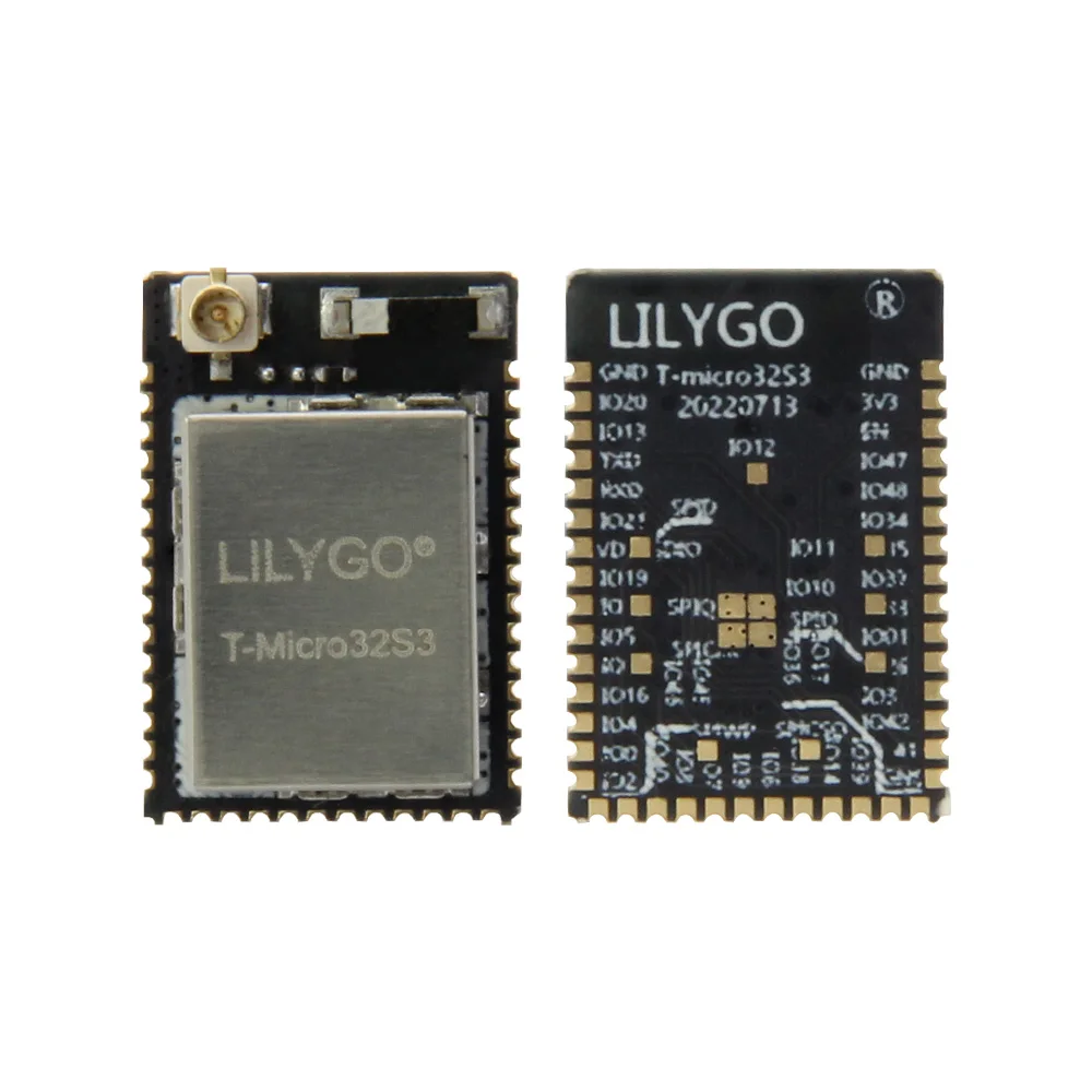 LILYGO®Placa de desarrollo T-Micro32-S3 ESP32-S3, módulo ESP32, WiFi, Bluetooth 5,0, 4MB, Flash, 2MB, PSRAM - imagen 2