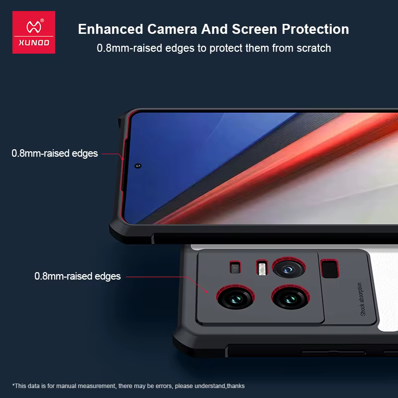 Funda Transparente Antigolpes XUNDD para VIVO IQOO 11 – Protección - imagen 2