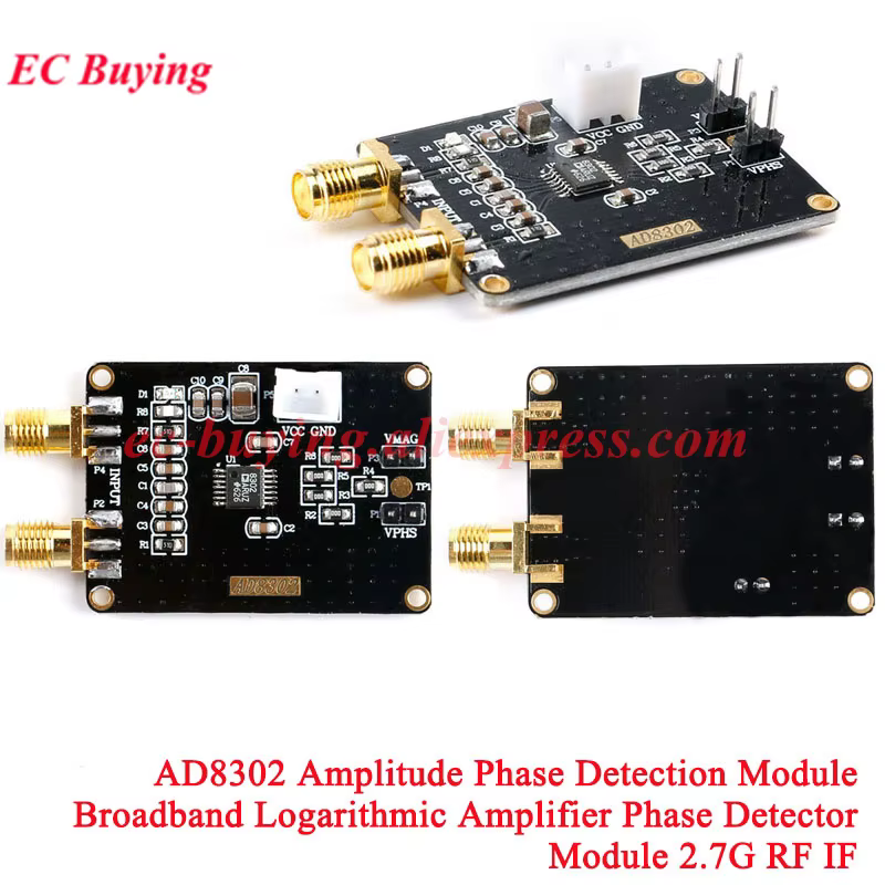 Amplificador RF AD8307 500 MHz – Módulo Alta Potencia 40 dB - imagen 2