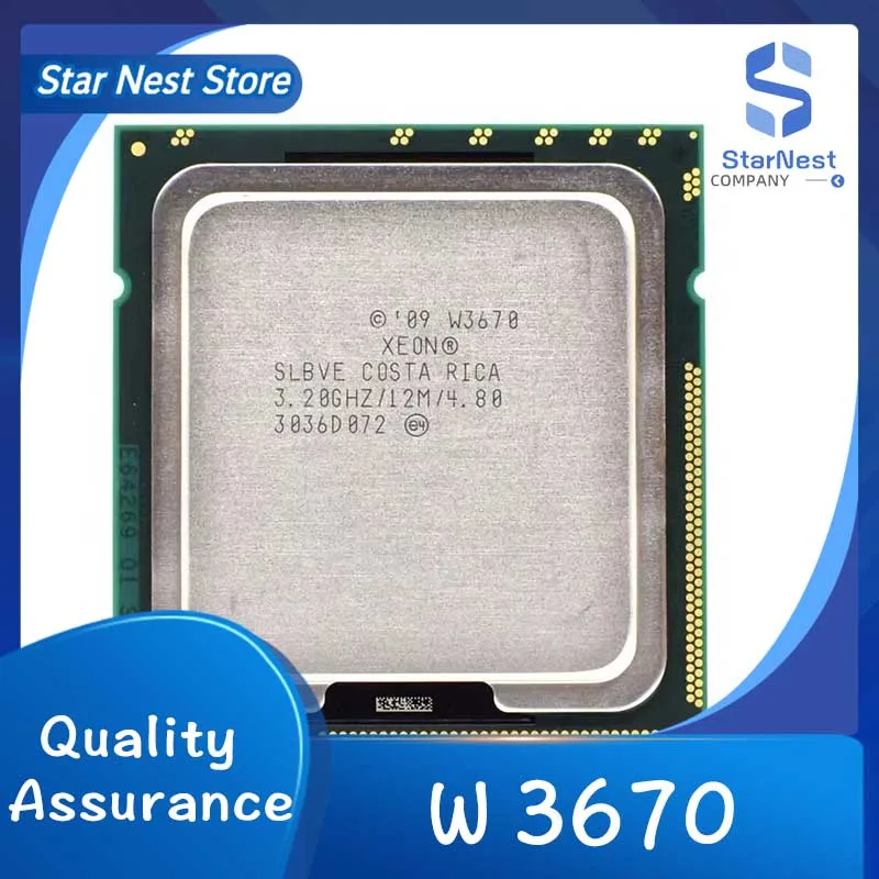 Procesador Xeon W3670, 3,2-3,46 GHz, 6 núcleos, LGA 1366