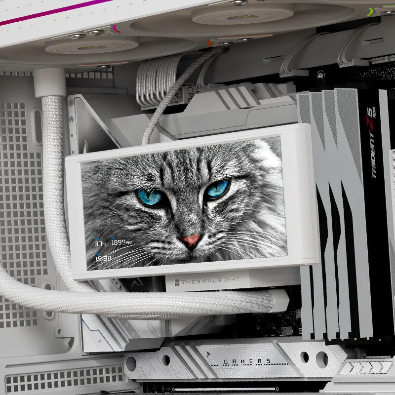 Thermalright TROFEO VISION 360 ARGB Radiador de agua fría todo en uno, pantalla LCD de 6,86 pulgadas/cabeza fría magnética/soporte LGA1851/1700 - imagen 5