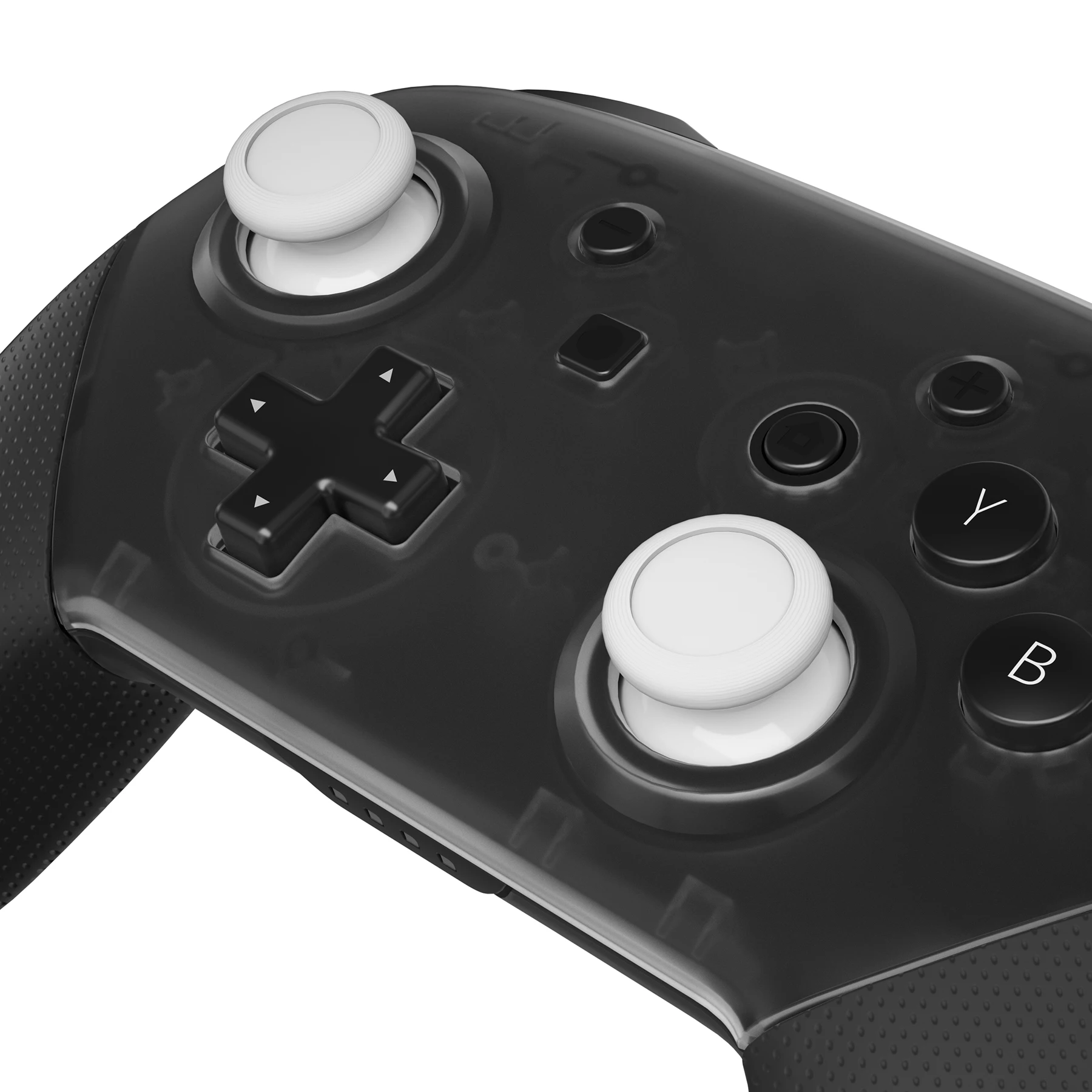 EXtremeRate-recambio de Joystick 3D, palos de pulgar analógicos con destornillador Phillips para controlador NS Switch Pro, color blanco - imagen 2
