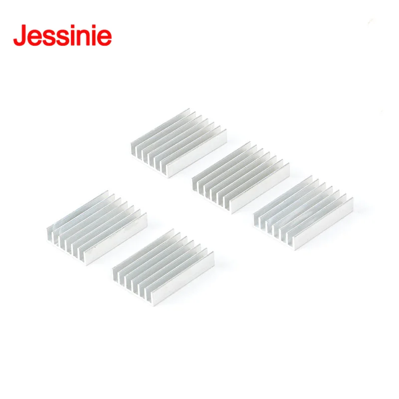 100 uds/1 unidad 30*20*6mm disipador de calor de aleación de aluminio disipador de calor Chip electrónico IC radiador de refrigeración enfriador para CPU RAM GPU PCB - imagen 3