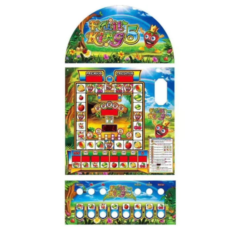 Tablero Arcylic para Fruit King 5 piezas de juego Arcade
