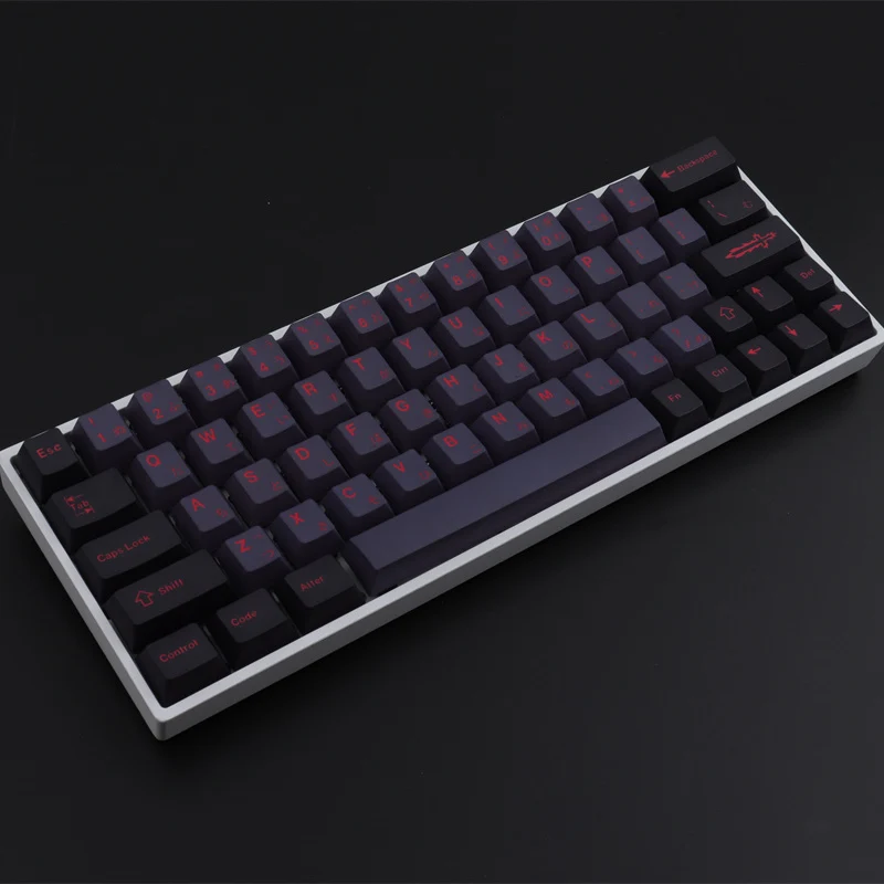 GMK Alter Teclado Mecánico Perfil Cereza Sublimado Negro Gris - imagen 3
